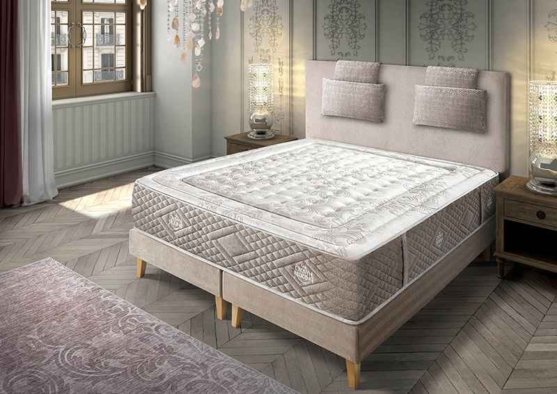 Ambiente de dormitorio con colchón Sleep Planet